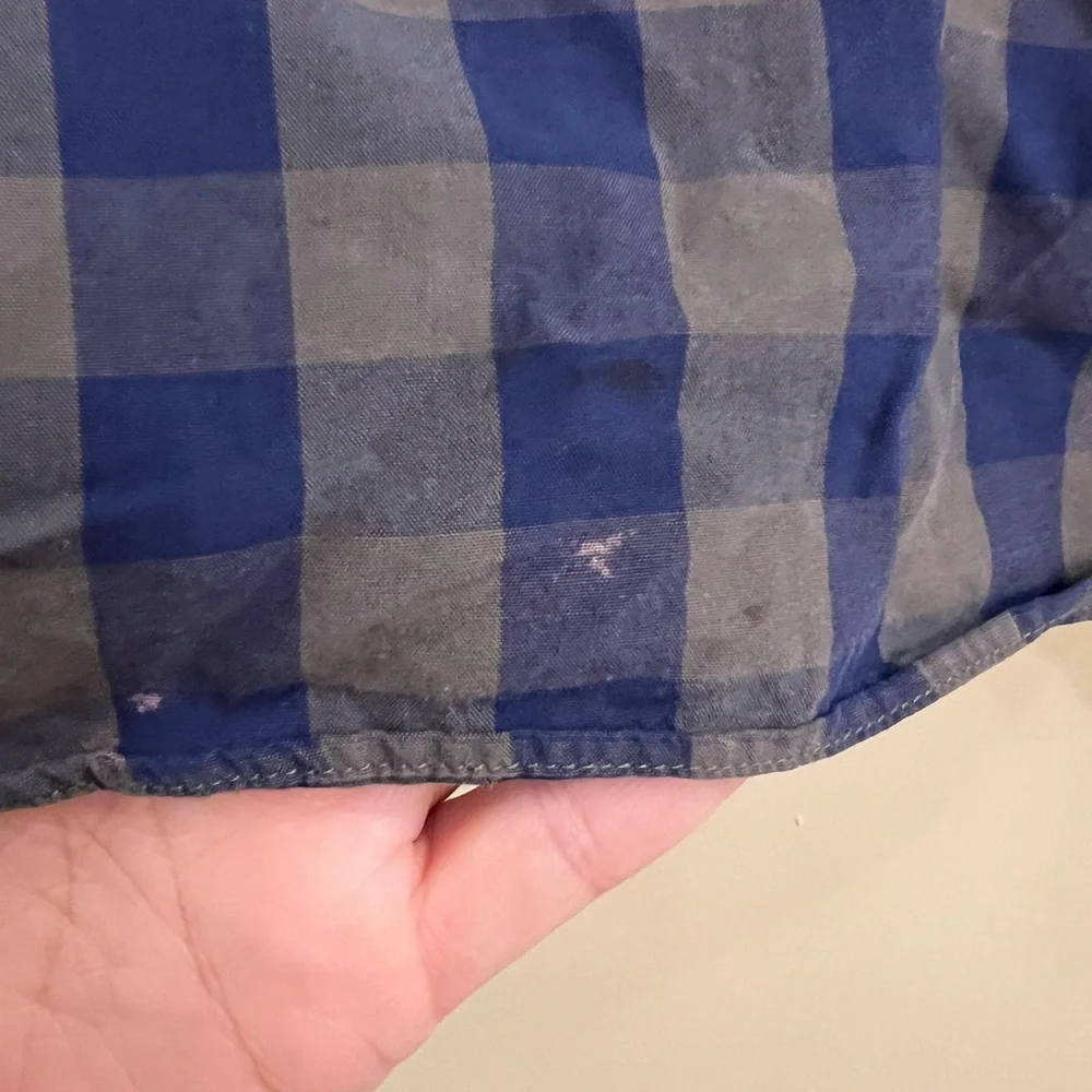 J. Crew Button‎ Down Madras Shirt Perfectly worn in.